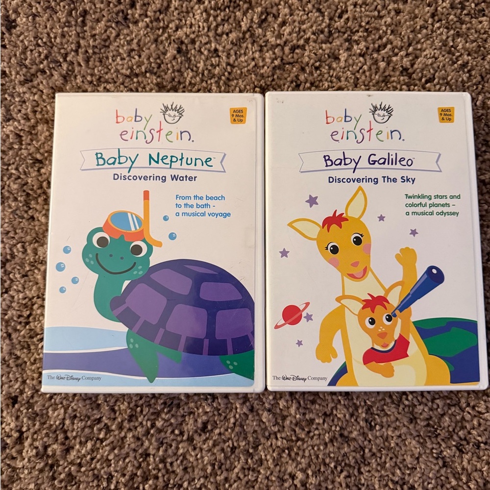 Baby Einstein Baby Neptune and Baby Galileo DVD Set